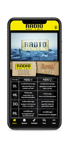 Android application Cafe Bar Radio screenshort