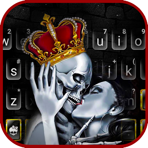 Crown Skull Kiss Keyboard Them