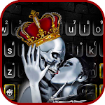 Cover Image of Download Crown Skull Kiss Keyboard Them  APK