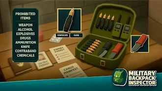 Game screenshot Military Backpack Inspector apk download