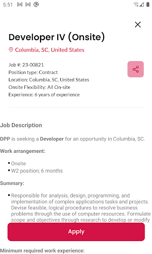 DP Professionals Screenshot