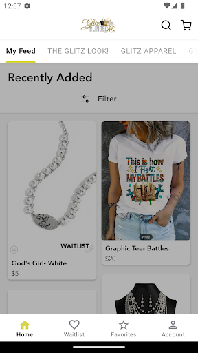 Android application Glitz Blinged Me screenshort