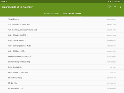 SmarktGuide MHD-Kalender