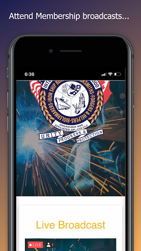 IBB Local 203 Member App Screen 2
