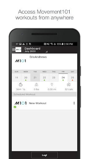 Android application Movement101 screenshort