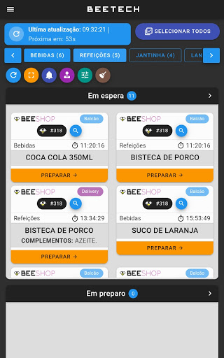 Beetech App Cozinha