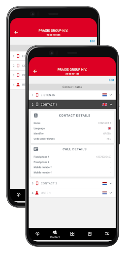 Android application PRAxIS GROUP screenshort