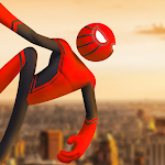 Cover Image of Herunterladen Spider Stickman Rope Hero 1.13 APK