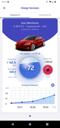 Eşarj Driver Mobile Screen 3