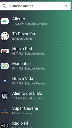 Radios Cristianas Screen 2