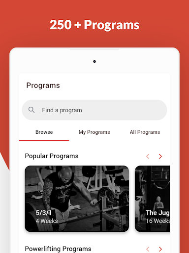 Screenshot of Intensity - Powerlifting Log