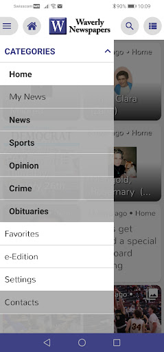 Waverly Newspapers eEdition Screen 3