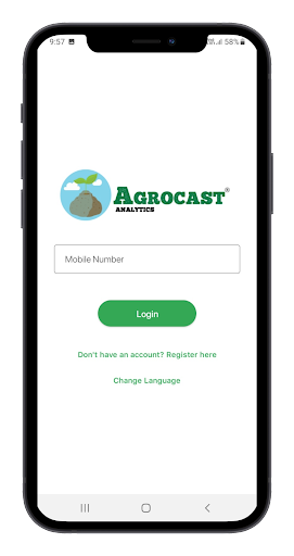 Android application AgroCast screenshort