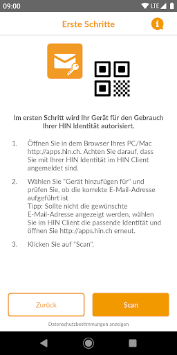 HIN Mail Setup Screen 2