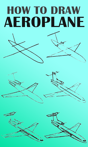 Android application How to draw Aeroplane screenshort