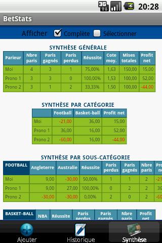 BetStats Lite - bet tracker