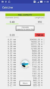 Fishing Line Calculator - Apps on Google Play