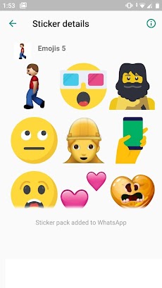 Figurinhas para Whatsapp Emojiのおすすめ画像5