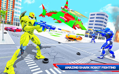 Robot Shark Attack: Transform Robot Shark Games 46 screenshots 12