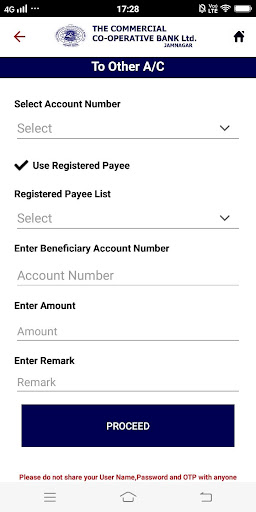 CoCoBank Mobile App Screen 3