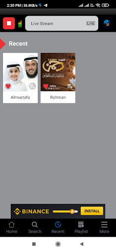 Islamic Music Radio Network Screen 3