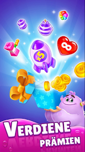 Sweet Crunch: 3-Gewinnt-Spiele Screenshot