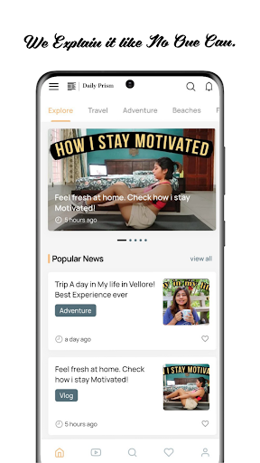 Android application Daily Prism: India's News app screenshort