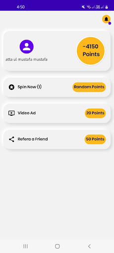 earning Spot Spin to Win Screen 2