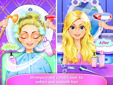 Rainbow Hair Salon - Dress Up - Apps on Google Play