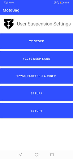 MotoSag Screen 2