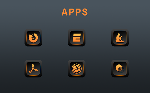 Orange Dude Icon Pack APK (Patched) 3
