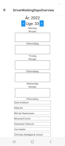 Android application KBH Blomstertransport screenshort