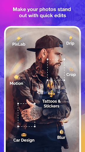Android application FotoCraft Photo Editor, Camera screenshort
