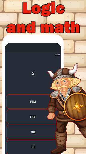 Numbers in Danish language Screen 3