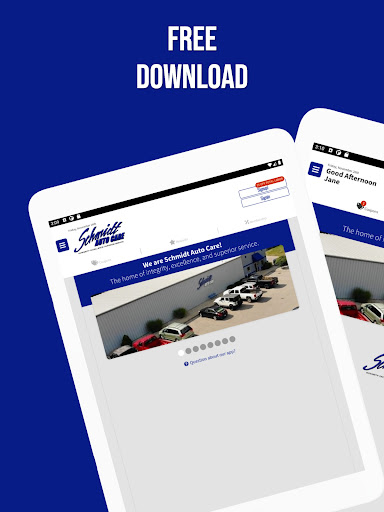Screenshot of Schmidt Auto Care