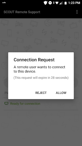 SCOUT Remote Support Screen 3