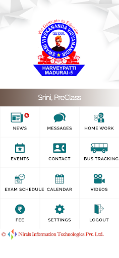 Android application Swami Vivekananda Vidya Mandir screenshort