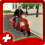Free Scooter Drive School 3D icon