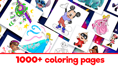 Download Disney Coloring World Drawing Games For Kids Apps On Google Play
