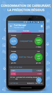 Fuel Manager (Consomption) Capture d'écran