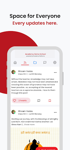 Academy Platforms Screen 2