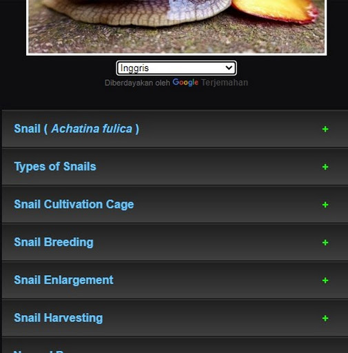 Cultivating Snail
