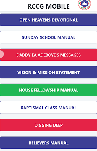Android application RCCG Mobile screenshort