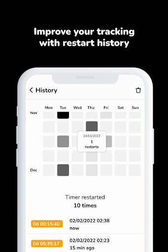 Screenshot of Time Since: Multi time counter