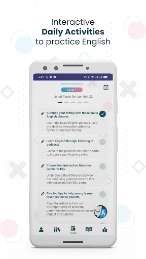 Android application Asan English in Urdu screenshort