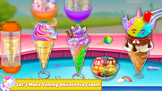 Captura de Pantalla 15 Unicorn Cake Maker-Bakery Game android