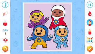 Go Jetters Colouring - Screenshot 2