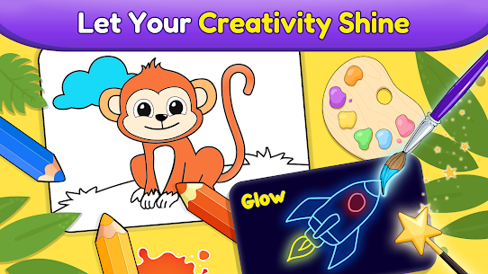 Coloring games for kids: 2-5 y 7