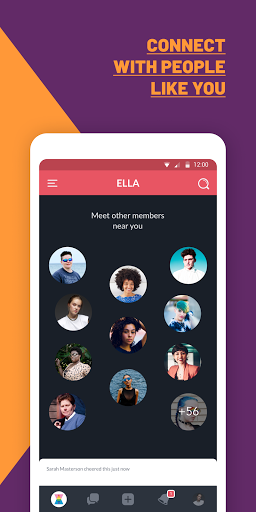 Android application ELLA - Queer & lesbian women + screenshort
