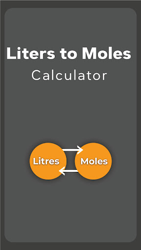 Android application Liters to Moles Calculator screenshort